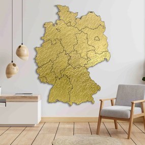 SENTOP | Drevená nástenná mapa Nemecko - 16 dielikov | SENTOP M004