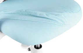 Detská rastúca stolička Neoseat JUNI 006 — látka, prateľný poťah, modrá
