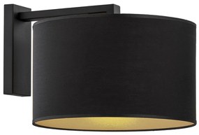 Argon 4340 - Nástenná lampa KARIN 1xE27/15W/230V čierna