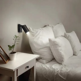 Brilagi - LED Stmievateľné nástenné bodové svietidlo SELE 1xGU10/6,5W/230V čierna