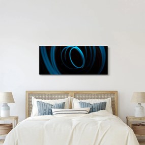 Obraz modrej čiary (120x50 cm)