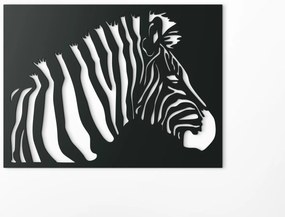 drevko Drevený obraz na stenu Zebra Rozmer obrazu: 32,5 x 43,5 cm, Farba dekorácie: Čierna