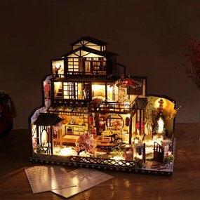 2Kids Toys - Miniatúrny dom Honosná sakurová vila 2xAAA