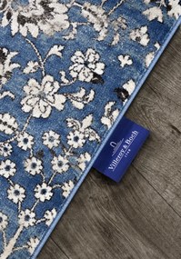 Villeroy & Boch, Kusový koberec Villeroy & Boch 106119 Blue, Cream, 160x235, modrá, obývacia izba