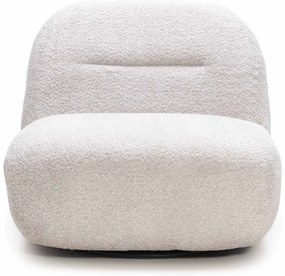 Otočné designové křeslo Giorgia šedo-béžové