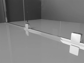 Mexen Velar, sprchový kút s posuvnými dverami 100(dvere) x 120(stena) cm, 8mm číre sklo, chrómový profil, 871-100-120-01-01
