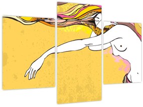 Obraz - Dievča (90x60 cm)