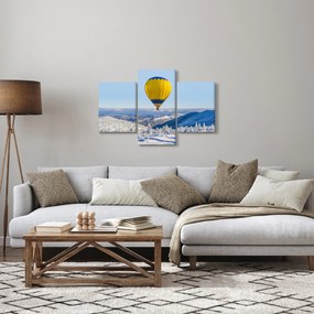 Obraz - Let nad zimnou krajinou (90x60 cm)