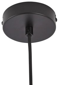 Retro závesná lampa zlatá so zeleným sklom - Jina