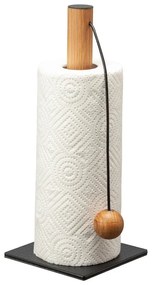 Čierny stojan na papierové utierky ø 13 cm Bull – LIND DNA