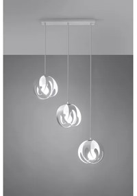 Sollux SL.1085 - Luster na lanku TULOS 3xE27/60W/230V biela