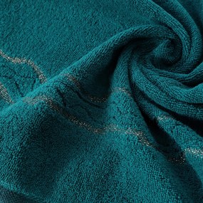 BAVLNENÝ UTERÁK KARIN 30X50 CM TMAVOTYRKYSOVÁ