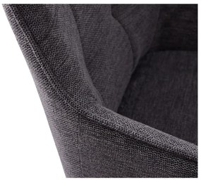 Tmavosivá jedálenská stolička Nolan – Unique Furniture