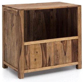 furniture-nabytek.cz - Masívna umývadlová skrinka Lagos z palisandrového dreva, lakovaná, hnedá