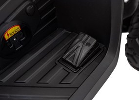 Ramiz McLaren Racing MCL 35 detská štvorkolka šedá + diaľkové ovládanie + pomalý štart + EVA + LED audio