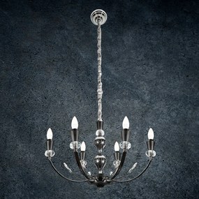 Dekoračná lampa MELBA 60x120 cm strieborná