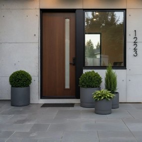 Květináč LUNA Cylinder 30,8 cm antracitový