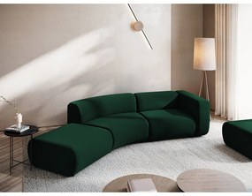 Tmavozelená zamatová leňoška (ľavý roh) Ekahi – Makamii