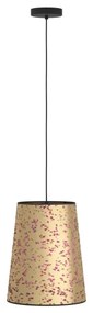 Eglo 390292 - Luster na lanku CASTUERA 1xE27/25W/230V zlatá/ružová