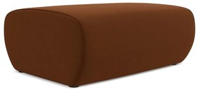 Terakotová zamatová podnožka Kapua – Makamii