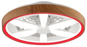 Brilliant - LED RGBW Stmievateľný stropný ventilátor GAIANO LED/24W/230V + DO