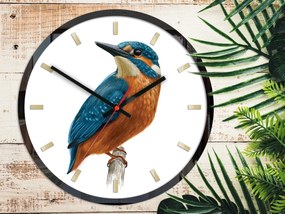 Nástenné hodiny Bird Unikat biele