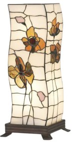 Nočná lampa Tiffany 14*47 PRISM FLORA WAVE