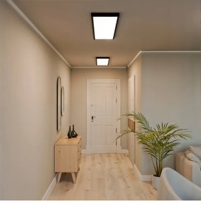 LED prisadený panel LED/60W/230V 30x120 cm čierny