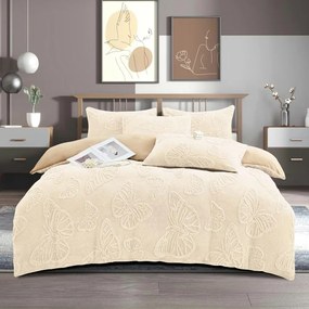 Jemné mikroplyš obliečky Homa EXCLUSIVE ECRU 7-dielna sada 140x200 cm