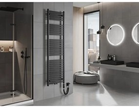 Mexen Hades, elektrické vykurovacie teleso 1800 x 500 mm, 900 W, čierna, W104-1800-500-2900-70