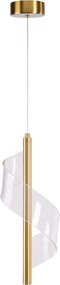 Toolight Toolight, LED stropné svietidlo 110cm, 3.6W, APP1550-CP, zlatá, OSW-05477