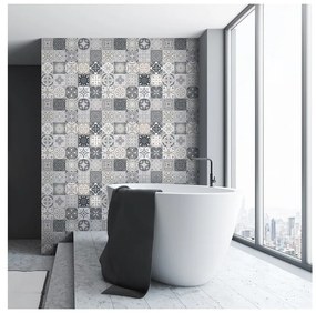 Sada 60 dekoratívnych samolepiek na stenu Ambiance Fernando, 15 × 15 cm