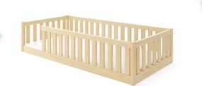 Posteľ BELLA SIMA 190x90 Montessori z masívu – prírodná borovica