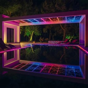 Twinkly lights DUAL chain PRO, transparentné, 2×125 RGB LED, 2×12,5 m