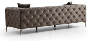 Tmavosivá zamatová pohovka 237 cm Como – Balcab Home