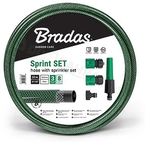 BRADAS Záhradná hadica SPRINT 30 m - 1/2" - 4-dielny komplet