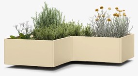Versagrow vyvýšený záhon s 8 modulmi, individuálny tvar, hrúbka 1 mm, nehrdzavejúca oceľ