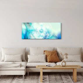 Obraz - Merkaba v tyrkysovom pozadí (120x50 cm)