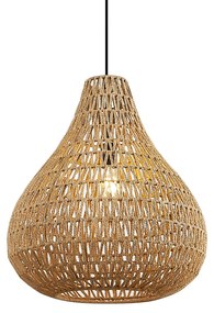 Škandinávske závesné svietidlo hnedé 45 cm - Lina Natural