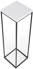 STOJAN NA KVETINÁČ SIMPLE 80X24X24 CM ČIERNA/BIELA