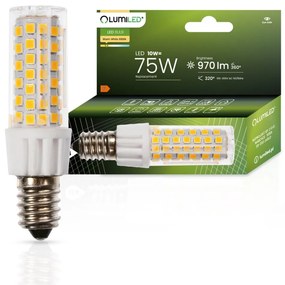 LED žiarovka E14 T25 10W = 75W 970lm 3000K Warm 320° LUMILED