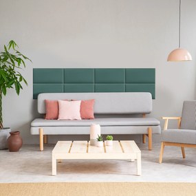 Zástena za gauč - Obdĺžnik - 60x20cm Farba: Morská zeleň, Rozmer: 60x20