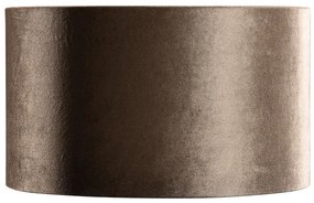 Zamatový tienidlo hnedé so zlatým vnútorným priestorom 35/35/20