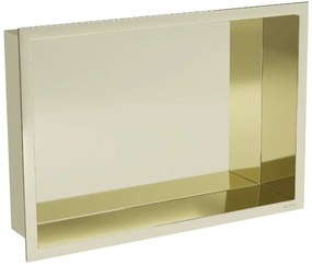 MEXEN X-Wall-R polica do steny 45 x 30 cm, zlatá 1950453010 - MEXEN