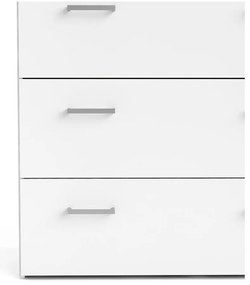 Biela vysoká komoda 74x115 cm Space – Tvilum