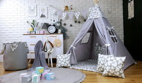 Dekoračná vlajková girlanda MYŠKA - šedá