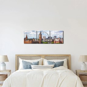Obraz - Big Ben (s hodinami) (90x30 cm)