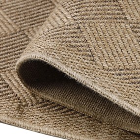 Vonkajší koberec v čierno-prírodnej farbe 120x170 cm Dhaka – Ayyildiz Carpets