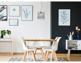 Globo 15640H - Závesné svietidlo na lanku TILLY 1xE27/60W/230V čierne