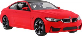 BMW M4 Coupe červené RASTAR model 1:14 Auto na diaľkové ovládanie + 2,4 GHz diaľkové ovládanie
